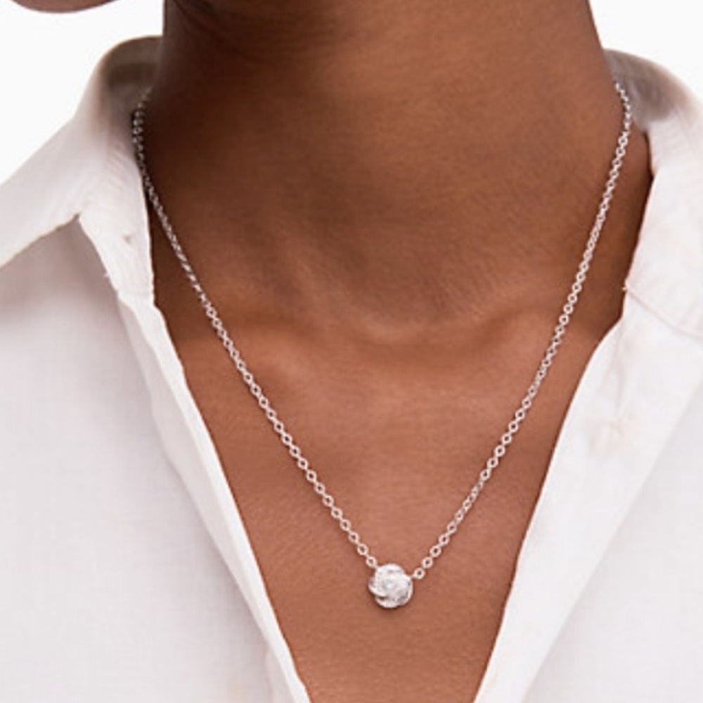 Kate Spade Infinity and Beyond Knot Mini Pendant Necklace - NWT
